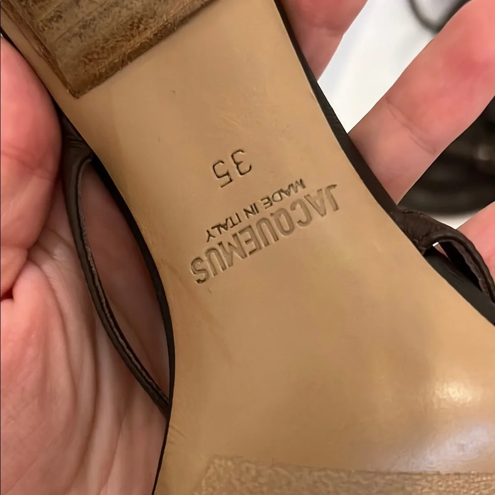 Jacquemus Brown High Heel Sandals - Picture 4 of 12